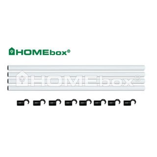 HOMEbox® Stangen Set 80 Fixture Poles 16mm