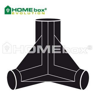 HOMEbox® Spare Parts 3 Wege Verbinder 16mm (Box a 8 Stück)