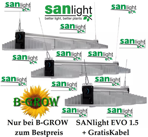 Neu SANlight EVO 1.5 Modell 3-60 200W LED mit Kabel